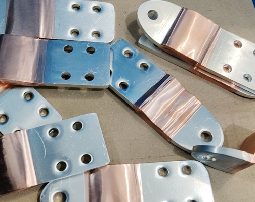 软铜排和镍片扩散焊接